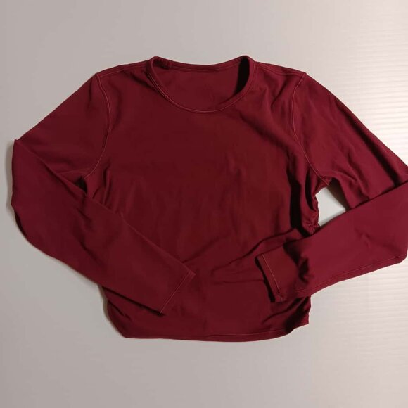 lululemon Brushed Jersey Curved-Hem T-Shirt S - Picture 1 of 6